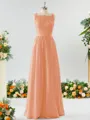 A-line Square Charming Chiffon Bridesmaid Dress With Applique
