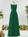 A-line Square Charming Chiffon Bridesmaid Dress With Applique