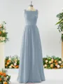 A-line Square Charming Chiffon Bridesmaid Dress With Applique
