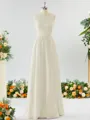 A-line Square Charming Chiffon Bridesmaid Dress With Applique