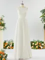 A-line Square Charming Chiffon Bridesmaid Dress With Applique