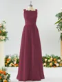 A-line Square Charming Chiffon Bridesmaid Dress With Applique
