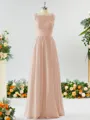 A-line Square Charming Chiffon Bridesmaid Dress With Applique