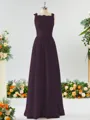 A-line Square Charming Chiffon Bridesmaid Dress With Applique