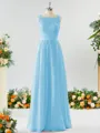 A-line Square Charming Chiffon Bridesmaid Dress With Applique