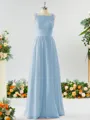 A-line Square Charming Chiffon Bridesmaid Dress With Applique
