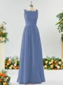 A-line Square Charming Chiffon Bridesmaid Dress With Applique