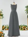 A-line Square Charming Chiffon Bridesmaid Dress With Applique