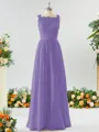 A-line Square Charming Chiffon Bridesmaid Dress With Applique