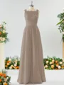A-line Square Charming Chiffon Bridesmaid Dress With Applique