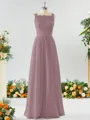 A-line Square Charming Chiffon Bridesmaid Dress With Applique