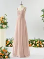 A-line Straps Stunning Chiffon Bridesmaid Dress With Ruched