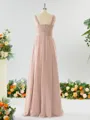 A-line Straps Stunning Chiffon Bridesmaid Dress With Ruched