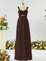 A-line Straps Stunning Chiffon Bridesmaid Dress With Ruched