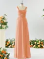 A-line Straps Stunning Chiffon Bridesmaid Dress With Ruched