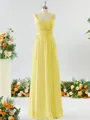 A-line Straps Stunning Chiffon Bridesmaid Dress With Ruched
