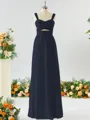 A-line Straps Stunning Chiffon Bridesmaid Dress With Ruched