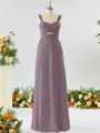 A-line Straps Stunning Chiffon Bridesmaid Dress With Ruched