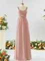 A-line Straps Stunning Chiffon Bridesmaid Dress With Ruched