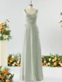 A-line Straps Stunning Chiffon Bridesmaid Dress With Ruched
