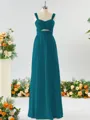A-line Straps Stunning Chiffon Bridesmaid Dress With Ruched