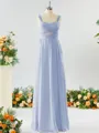 A-line Straps Stunning Chiffon Bridesmaid Dress With Ruched