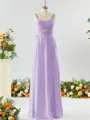 A-line Straps Stunning Chiffon Bridesmaid Dress With Ruched