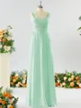 A-line Straps Stunning Chiffon Bridesmaid Dress With Ruched