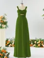A-line Straps Stunning Chiffon Bridesmaid Dress With Ruched