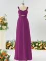 A-line Straps Stunning Chiffon Bridesmaid Dress With Ruched