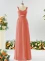 A-line Straps Stunning Chiffon Bridesmaid Dress With Ruched