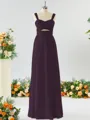A-line Straps Stunning Chiffon Bridesmaid Dress With Ruched