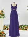 A-line Straps Stunning Chiffon Bridesmaid Dress With Ruched