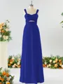 A-line Straps Stunning Chiffon Bridesmaid Dress With Ruched