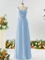 A-line Straps Stunning Chiffon Bridesmaid Dress With Ruched