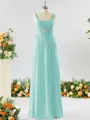 A-line Straps Stunning Chiffon Bridesmaid Dress With Ruched