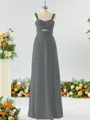 A-line Straps Stunning Chiffon Bridesmaid Dress With Ruched