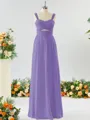 A-line Straps Stunning Chiffon Bridesmaid Dress With Ruched