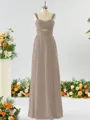 A-line Straps Stunning Chiffon Bridesmaid Dress With Ruched