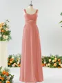 A-line Straps Stunning Chiffon Bridesmaid Dress With Ruched