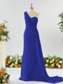 Sheath/Column Breathtaking One-Shoulder Chiffon Bridesmaid Dress With Slit