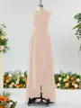 Luxurious A-line One-Shoulder Chiffon Bridesmaid Dress With Ruffles