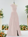 Mesmerizing A-line One-Shoulder Satin Bridesmaid Dress With Slit