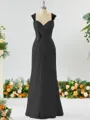 Sheath/Column Timeless Straps Floor-Length Chiffon Mother of the Bride Dress With Beading