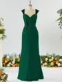 Sheath/Column Timeless Straps Floor-Length Chiffon Mother of the Bride Dress With Beading