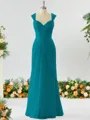 Sheath/Column Timeless Straps Floor-Length Chiffon Mother of the Bride Dress With Beading