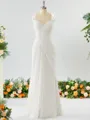 Sheath/Column Timeless Straps Floor-Length Chiffon Mother of the Bride Dress With Beading