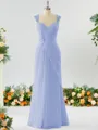Sheath/Column Timeless Straps Floor-Length Chiffon Mother of the Bride Dress With Beading