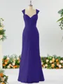 Sheath/Column Timeless Straps Floor-Length Chiffon Mother of the Bride Dress With Beading