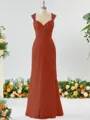 Sheath/Column Timeless Straps Floor-Length Chiffon Mother of the Bride Dress With Beading